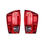 XB LED Tail Lights: Toyota Tacoma (16-23) (Pair / Red Lens) (LF703) 3