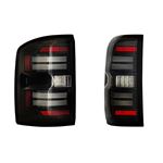 XB LED Tail Lights: GMC Sierra (14-18) (Pair / Smoked) (LF731) 1