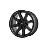 81 Series Wheel One-Piece Semi Gloss Black 20x10 8x180 -19mm (81201806) 1