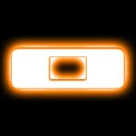 Universal Illuminated LED Letter Badges - Matte White Surface Finish - O (3140-O-005) 1