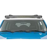 LED Light Windshield Kit 50 Inch Curved Dual Row Chrome Series with White DRL 07-14 FJ Cruiser (7120