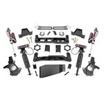 75 Inch Suspension Lift Kit Vertex Coilovers and Vertex Adjustable Shocks 0713 SilveradoSierra 1500
