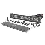 20 Inch CREE LED Light Bar Dual Row Black Series w/Cool White DRL 1