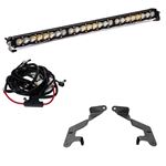 30 Inch Grille LED Light Bar Kit For 14-On Toyota Tundra S8 Driving Combo 1