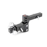 Adjustable Trailer Hitch - 6 Inch Drop - Multi-Ball Mount - Fits 2 Inch Receiver (99100)