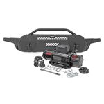 Front Bumper High Clearance 12000-Lb Pro Series Winch Synthetic Rope Tacoma 4WD (16-23) (10717) 1