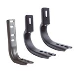 Go Rhino Brackets for OE Xtreme Cab-Length SideSteps For Gasoline Vehicles (3 per side)