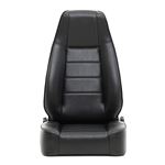 Seat - Front - Factory Style Replacement W/ Recliner - Vinyl Black (45001) 3