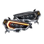 XB LED Headlights: Toyota 4Runner (14-23) (Pair / ASM / Amber DRL) (Gen 2) (LF531.2-A-ASM) 1