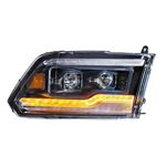 XB LED Headlights: Dodge Ram (09-18) (Pair / Amber DRL) (LF520-A-ASM) 3