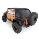 Bowless Combo Top Kit W/Tinted Windows - Protek Jeep 07-18 Wrangler (JK) 4 Door (9087135K) 1