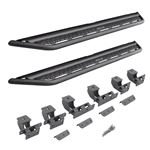 Dominator Xtreme D6 Side Steps with Rocker Panel Mounting Brackets Kit (D64029T) 1