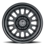 Anza Satin Black 17 x 8.5 / 6 x 5.5 0mm Offset 4.75" BS (8217858347SB) 3