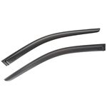 Window Visor Kit Front Matte Black; 11-13 Jeep Grand Cherokee 1