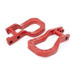 Tow Hooks Forged Red Chevy Silverado 1500 2WD/4WD (2019-2024) (RS132) 1