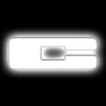 Universal Illuminated LED Letter Badges - Matte White Surface Finish - C (3140-C-001) 1