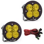 LED Light Pods Amber Lens Driving Combo Pattern Pair XL R 80 Series 1