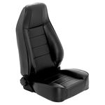 Seat - Front - Factory Style Replacement W/ Recliner - Vinyl Black (45001) 1