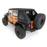 Bowless Combo Top Kit W/Tinted Windows - Protek Jeep 07-18 Wrangler (JK) 4 Door (9087135K) 3