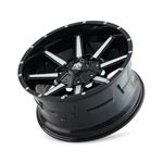 ARSENAL 8104 GLOSS BLACKMACHINED FACE 18X9 511435127 12MM 87MM 3