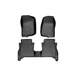 Floor Mats FR and RR RR Non-Lock Jeep Gladiator JT 4WD (2020-2024) (M-61505) 1