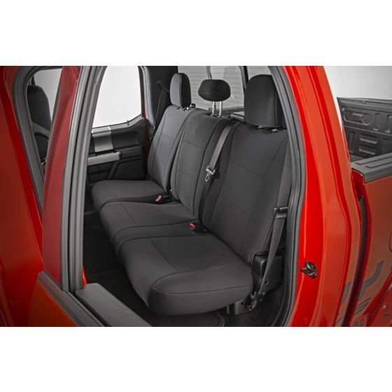 91018 F 150 Neoprene Front And Rear Seat Cover Black 15 20 X - 2005 Ford F150 Neoprene Seat Covers