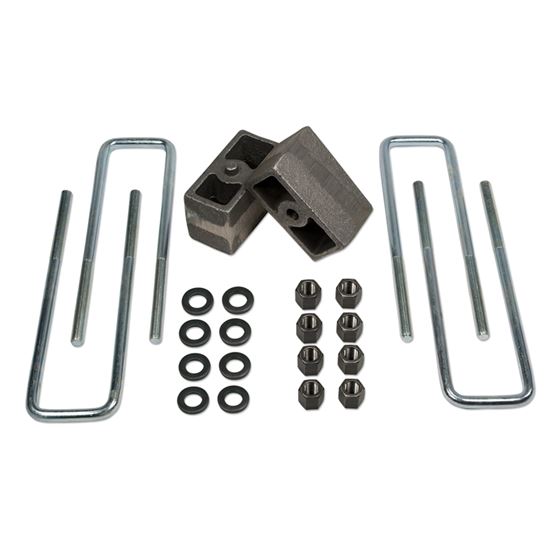 3 Inch Rear Block  UBolt Kit 8695 Toyota Truck 4WD 8689 Toyota 4Runner w 375 Inch Rear Axle Tuff Cou