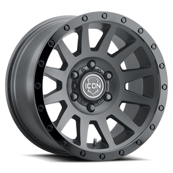 Compression Double Black 18 x 9 / 6 x 5.5 25mm Offset 6" BS 1