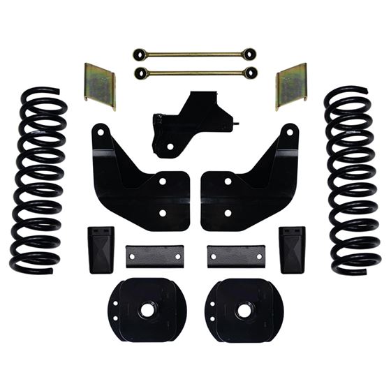 4.0 Inch Suspension Lift Kit with Rear Coil Spacers and M95 Monotube Shocks 19-21 Ram 2500 1