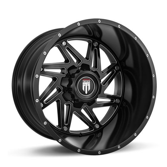 WARRIOR (AT165) BLACK/MILLED 20 X10 6-135/6-139.7-24MM 106.1MM (AT165-2137M-24) 1