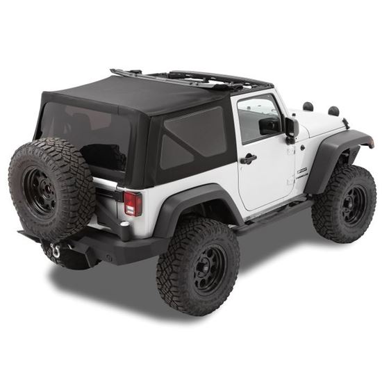 ReplaceATop Black Twill Jeep 20102018 Wrangler 2DR 1