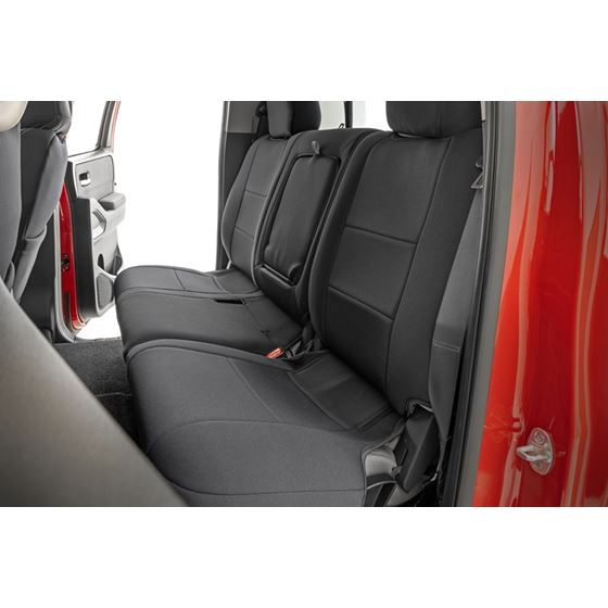 Seat Covers FR and RR Crew Cab Nissan Frontier 2WD/4WD (2022-2024) (91058) 3