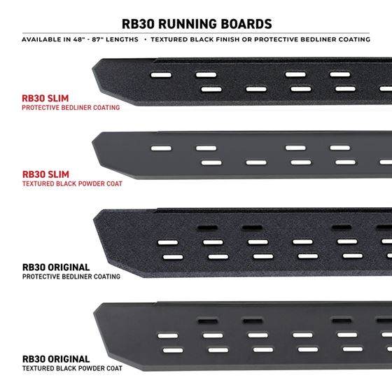 RB30 Running Boards with Mounting Brackets