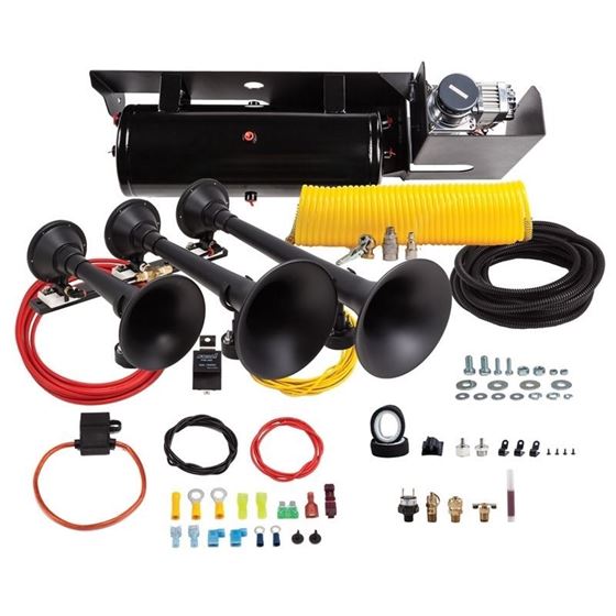 Complete BoltOn Ford Train Horn System With 730 Triple Train Horn And 150 Psi Sealed Air System 1