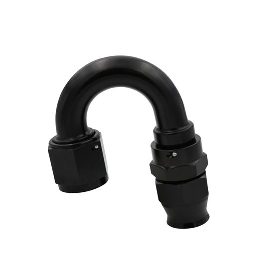 Hose End PTFE AN-06 180 Deg Blk Andz (15369) 1