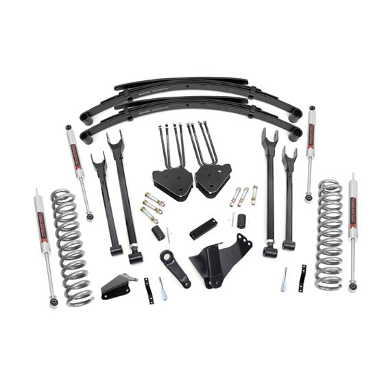8 Inch Lift Kit - 4 Link - RR Springs - M1 - Ford Super Duty (05-07) (59040) 1