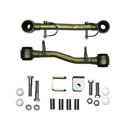 Sway Bar Extended End Links Disconnect Front Lift Height 34 Inch Double Black Rubber Bushings 9398 J