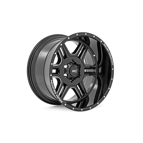 92 Series Wheel Machined One-Piece Gloss Black 20x9 5x5.5 +0mm (92200914) 1