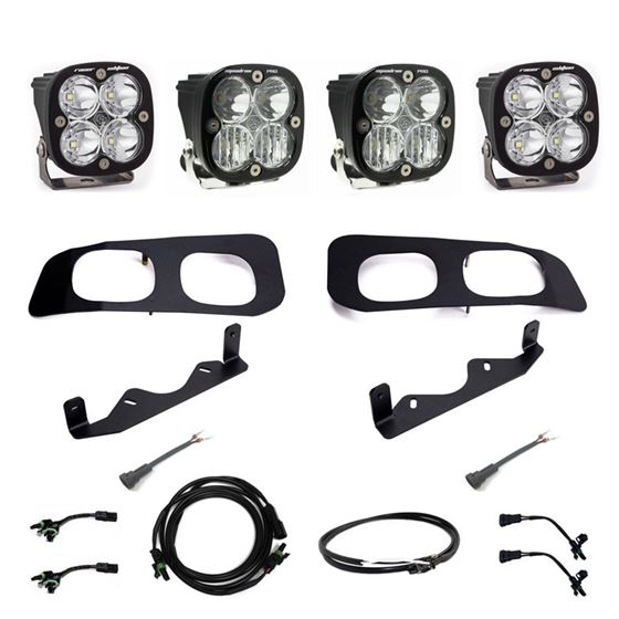 2023-On Ford Super Duty Dual Unlimited Fog Pocket Upfitter Kit (448255UP) 1