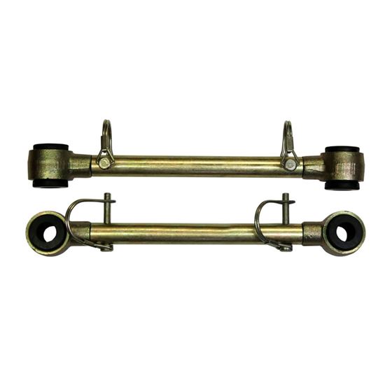 Sway Bar Extended End Links Disconnect Front Lift Height 354 Inch Double Black Rubber Bushings 7683