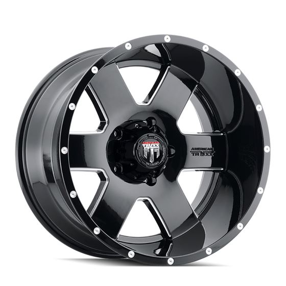 ARMOR (AT155) BLACK/MILLED 20 X9 5-139.7 0MM 87.1MM (AT155-2985M0) 1