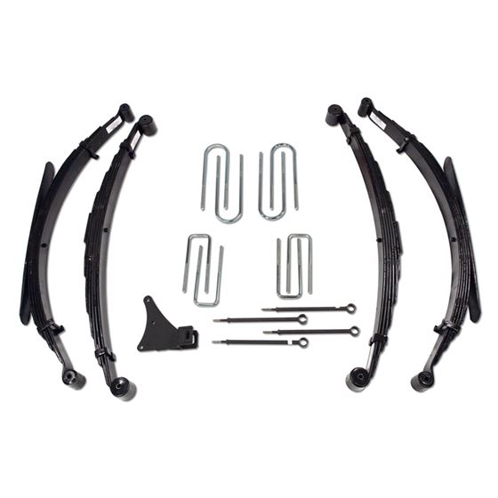 4 Inch Lift Kit 198697 Ford F350 4x4 Standard  Crewcab  4 Inch Lift Kit with Rear Leaf Springs Tuff
