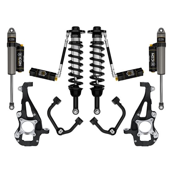 2021-2023 Ford F-150 4WD 3.5-4.5" Lift Stage 4 Suspension System Tubular UCA (K93144T) 1