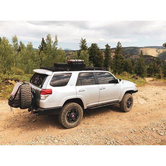 10-21 4Runner Premium Roof Rack 42 in White Dual Row Combo Beam No Switch Cut Outs Only (CR2832) 1