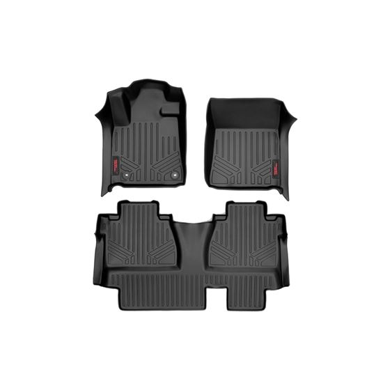 Floor Mats FR and RR Double Cab Toyota Tundra 2WD/4WD (2014-2021) (M-71413) 1