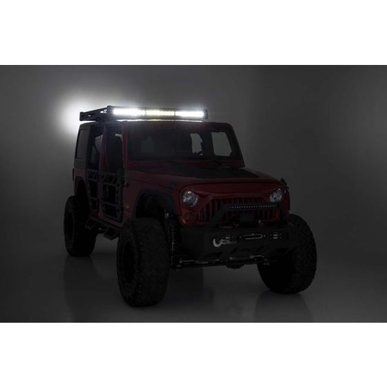 Jeep Roof Rack System wBlackSeries LED Lights 0718 Wrangler JK 3
