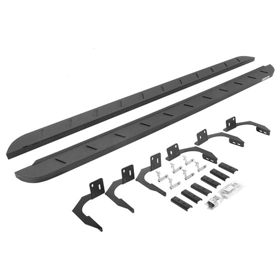 RB10 Slim Line Running Boards with Mounting Brackets Kit (63409980ST) 1
