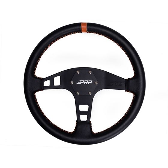 Flat Leather Steering Wheel 1