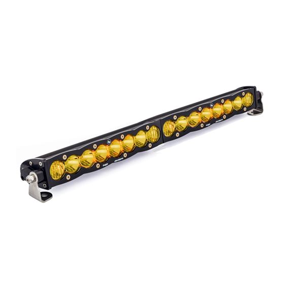 20 Inch LED Light Bar Single Amber Straight Driving Combo Pattern S8 Series 1