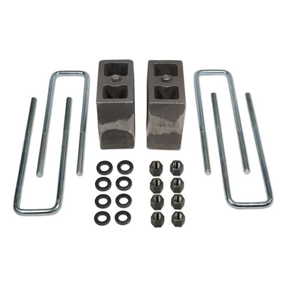 55 Inch Rear Block  UBolt Kit 9402 Dodge Ram 25003500 4WD with factory Contact Overloads 075 Inch Li